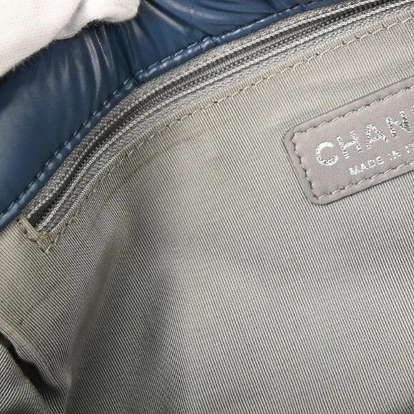 Chanel Blue Nylon Paris-Byzance Tweed On Stitch Flap Bag 145699 - Picture 9 of 10